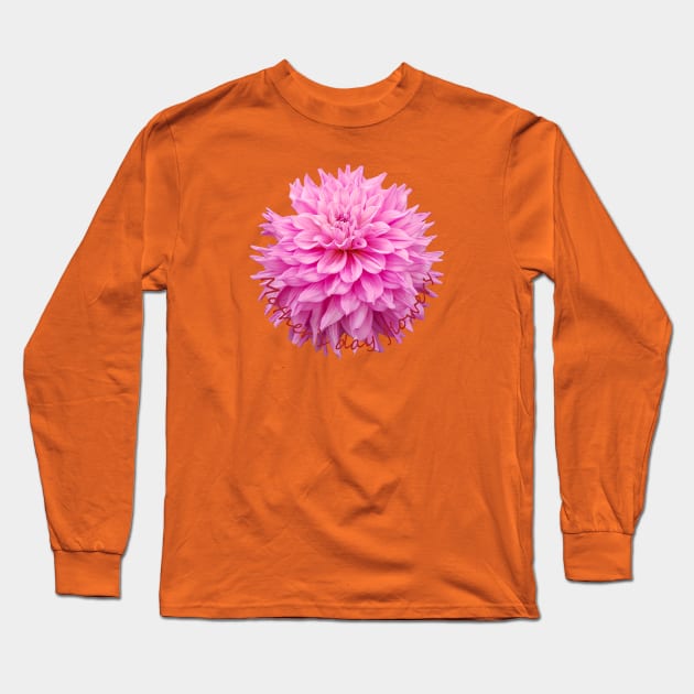 Mothers Day Flowers Dahlia Long Sleeve T-Shirt by ellenhenryart